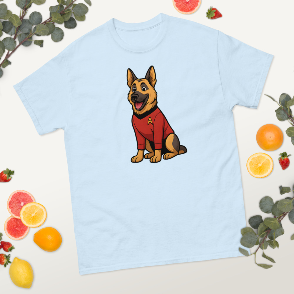German Shepherd in comic Star Trek style - Image 3