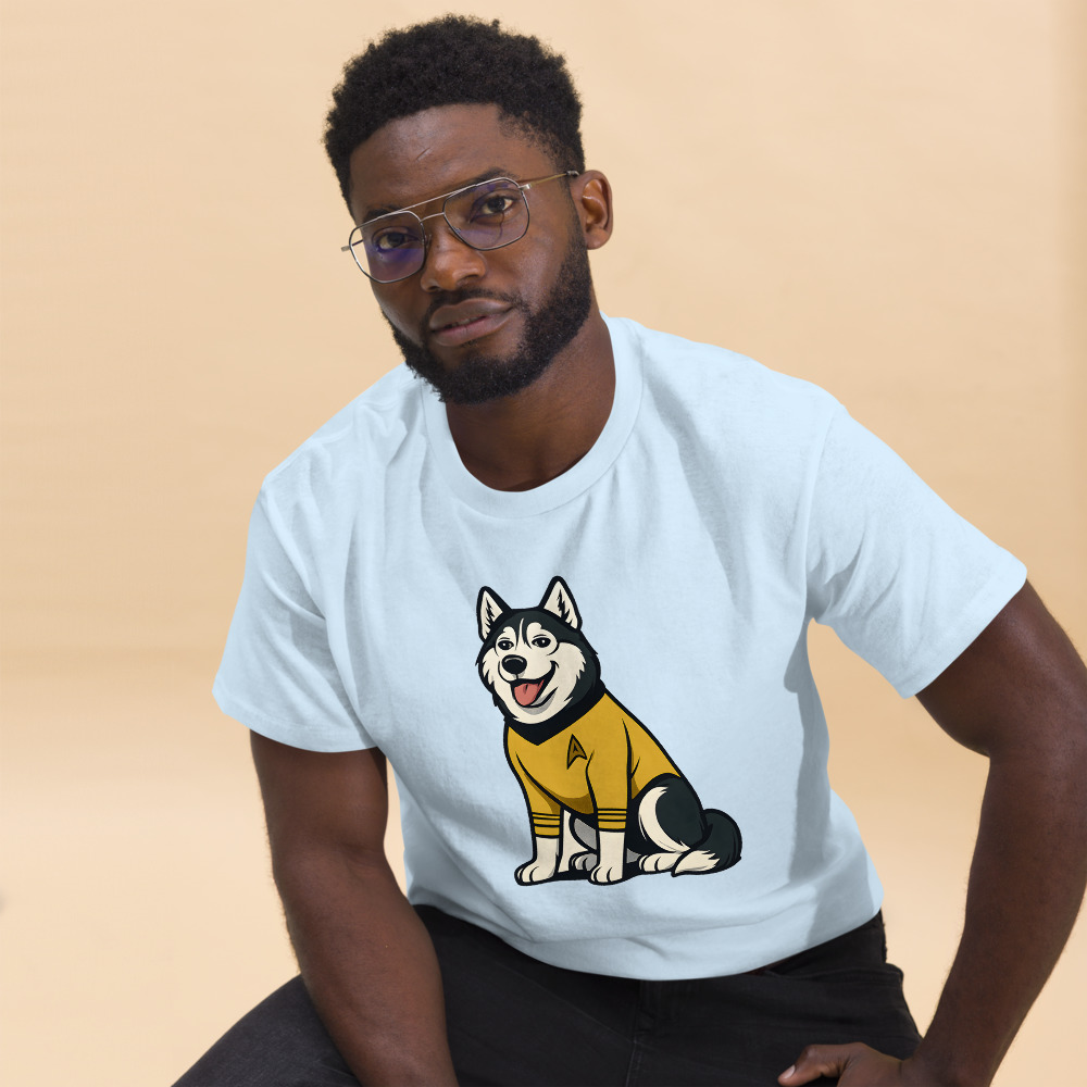 Siberian Husky in comic Star Trek style - Image 5