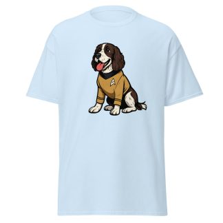 English Springer Spaniel in comic Star Trek style
