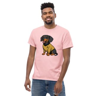 Dachshund in comic star trek style