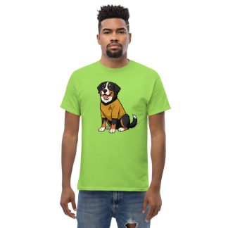 Bernese Mountain Dog in comic Star Trek style