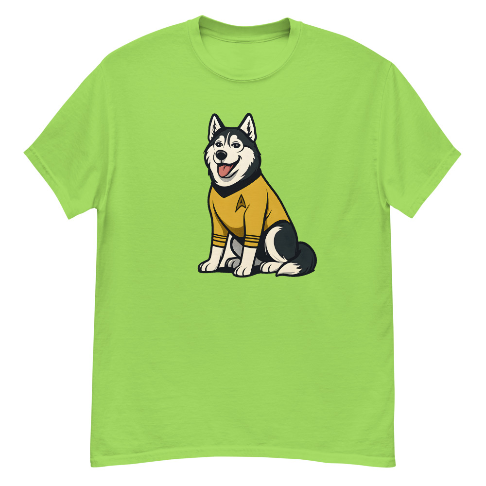 Siberian Husky in comic Star Trek style - Image 4