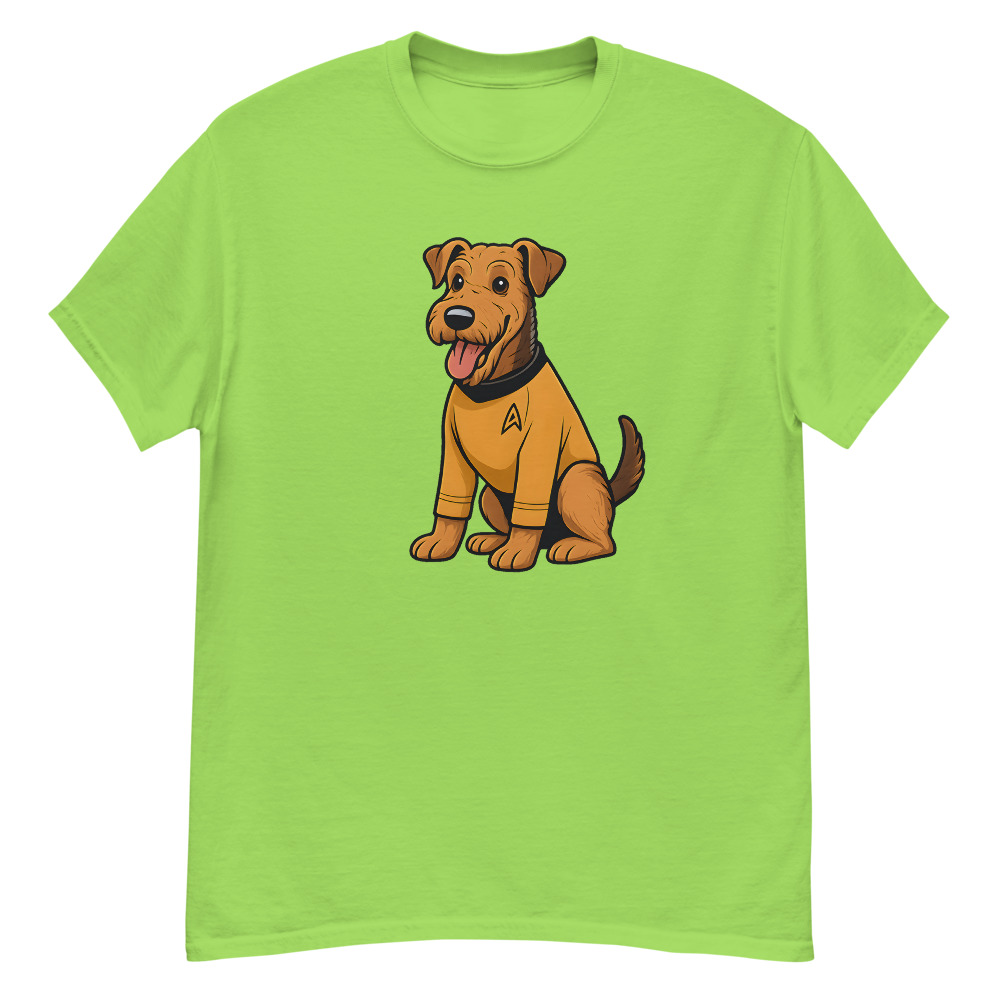 Airedale Terrier in comic Star Trek style - Image 5