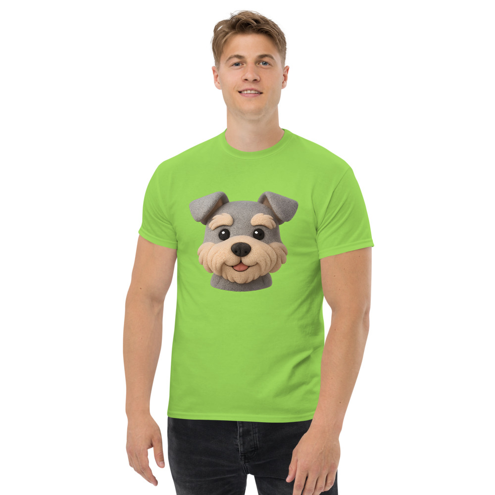 Miniature Schnauzer in plush style with vibrant colors - Image 3