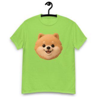 Pomeranian in plush style with vibrant colors