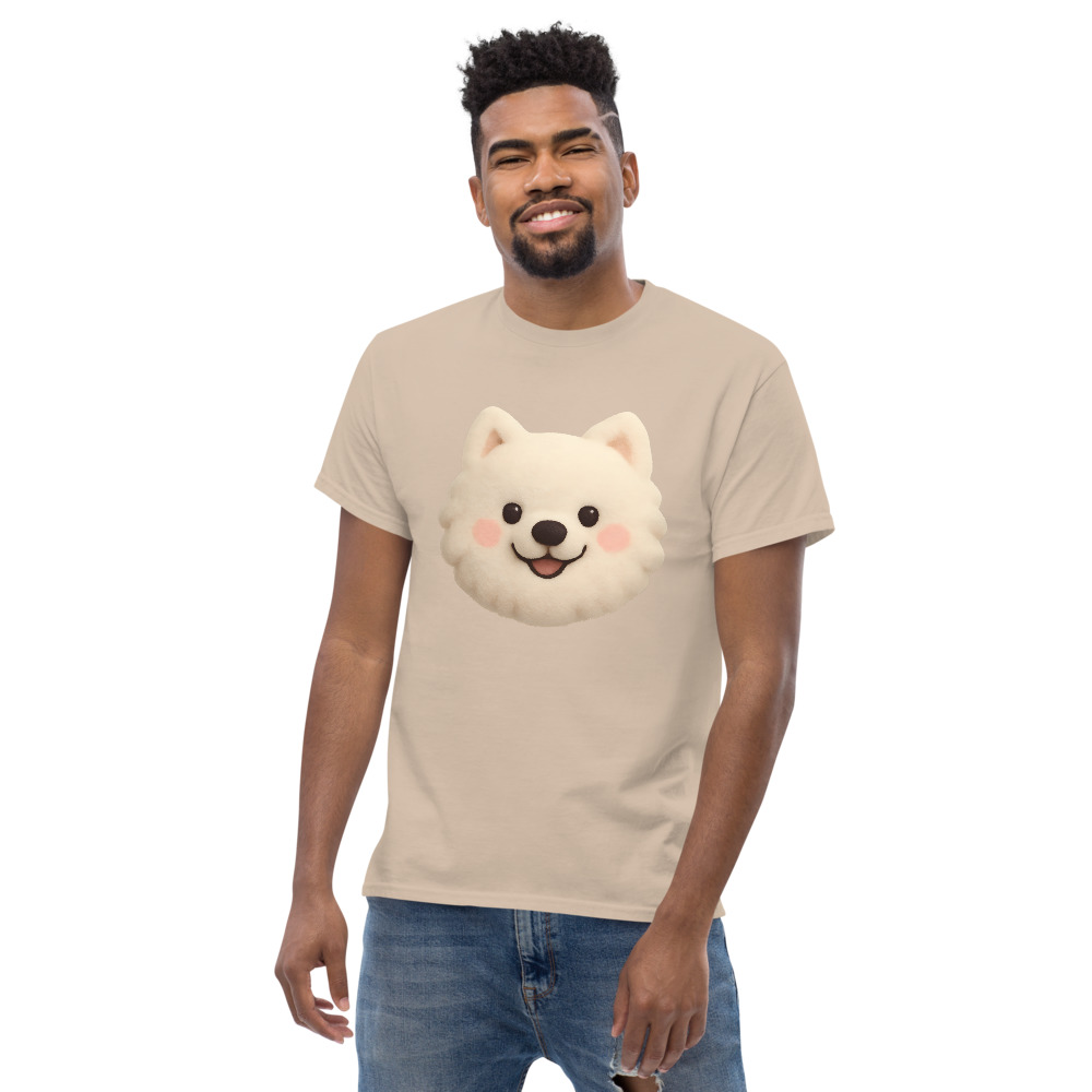 Samoyed in plush style with pastel colors