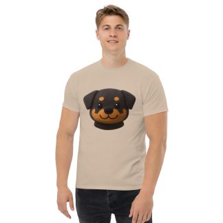 Rottweiler in plush style with vibrant colors