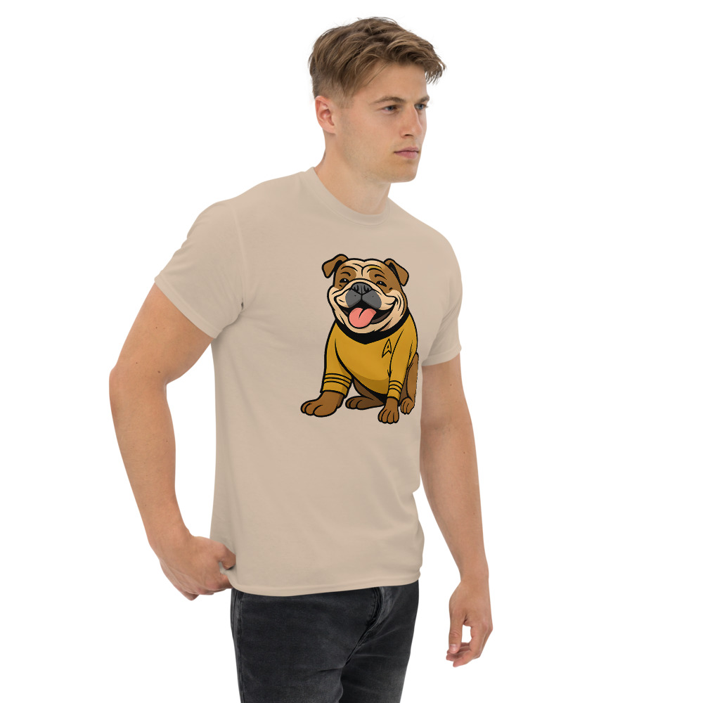 Bulldog in comic star trek style - Image 3
