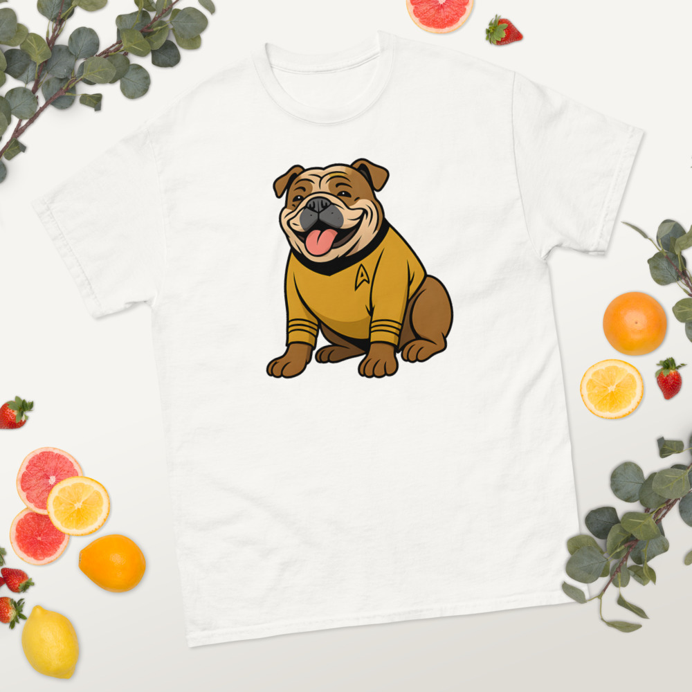 Bulldog in comic star trek style - Image 8