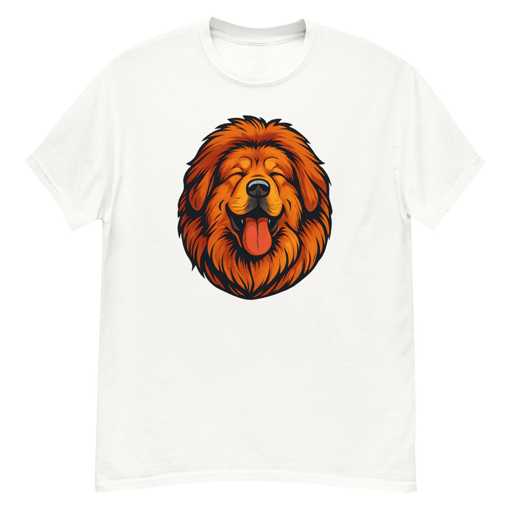 Tibetan Mastiff in comic book style with warm colors - Image 9