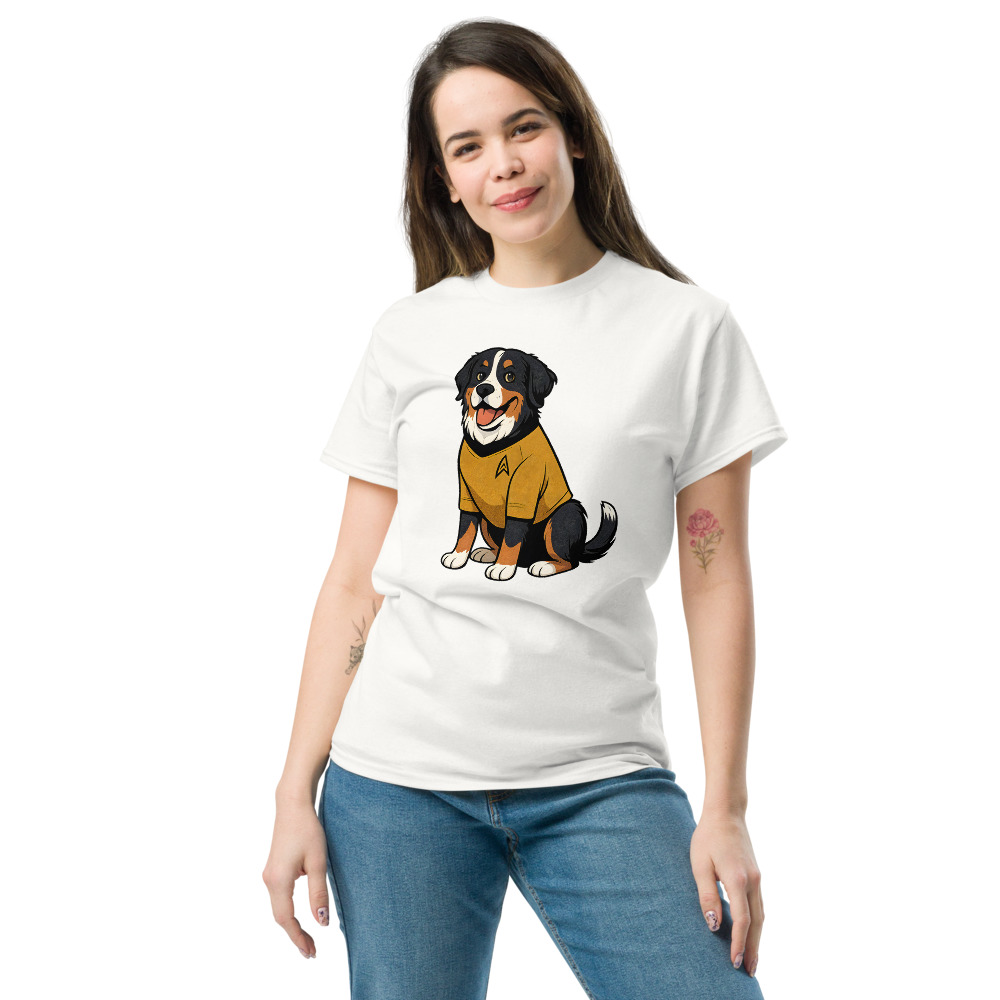 Bernese Mountain Dog in comic Star Trek style - Image 9