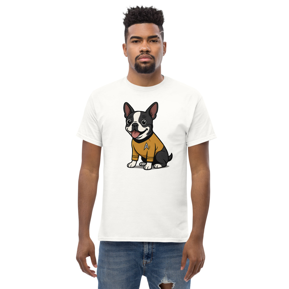 Boston Terrier in comic Star Trek style - Image 8