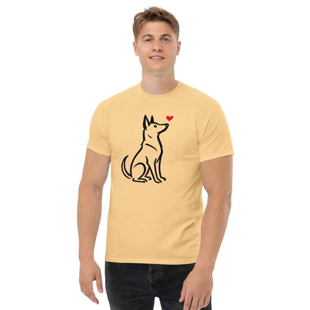 Belgian Malinois in artistic style