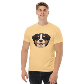 Bernese Mountain Dog in plush style with vibrant colors